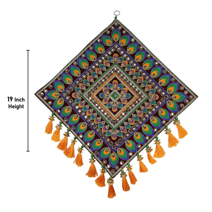 Wall Hanging - 19 Inch | Decorative Door Hanging/ Wall Decor for Living Room/ Assorted Design - Wall Hanging