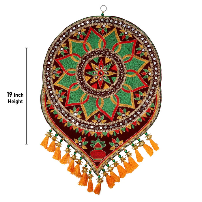 Wall Hanging - 19 Inch | Decorative Door Hanging/ Wall Decor for Living Room/ Assorted Design - Wall Hanging