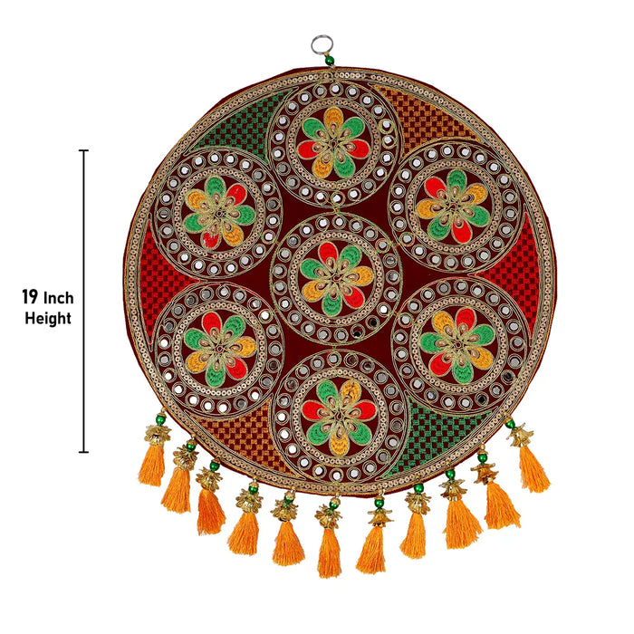 Wall Hanging - 19 Inch | Decorative Door Hanging/ Wall Decor for Living Room/ Assorted Design - Wall Hanging