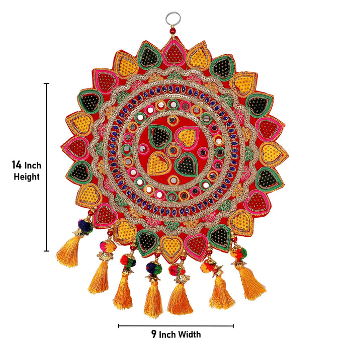 Wall Hanging - 14 x 9 Inches | Decorative Door Hanging/ Wall Decor for Living Room/ Assorted Design - Wall Hanging