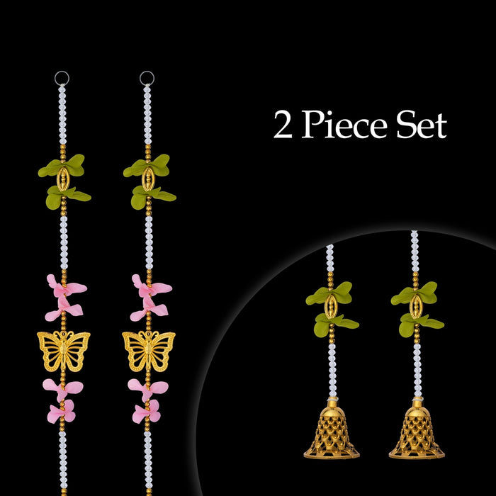 Fancy Toran - 5 Feet | 2 Pcs/ Decorative Thoran/ Bandanwar/ Door Hanging Toran For Home Entrance
