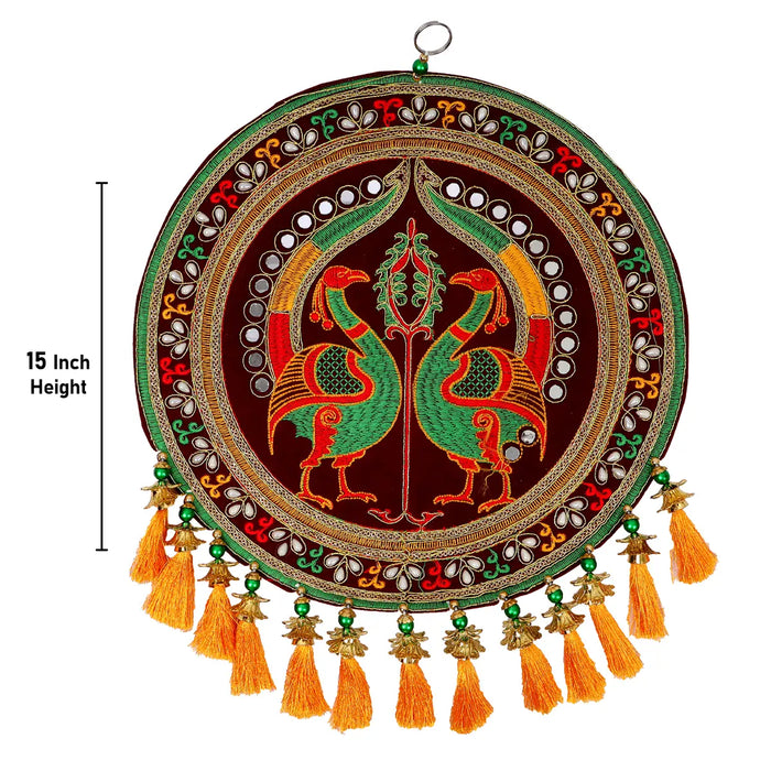 Wall Hanging - 15 Inches | Decorative Door Hanger for Living Room/ Assorted Design - Wall Hanging