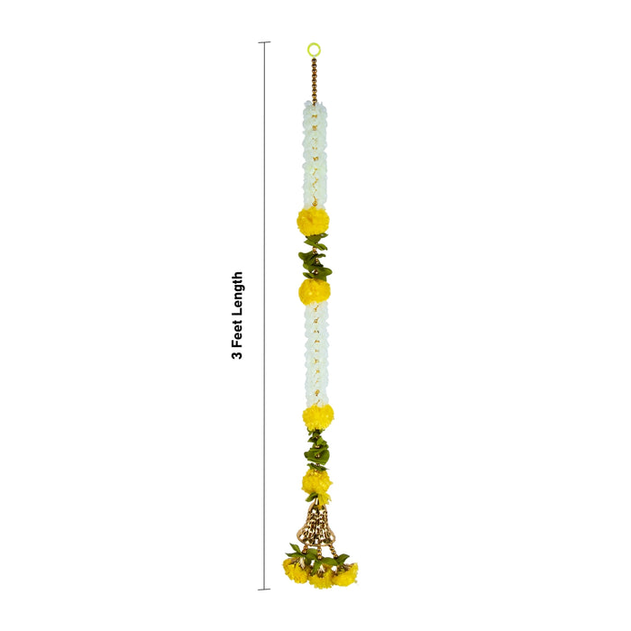 Fancy Toran - 3 Feet | 2 Pcs / Flower Thoran/ Bandanwar/ Door Hanging Toran For Home Entrance