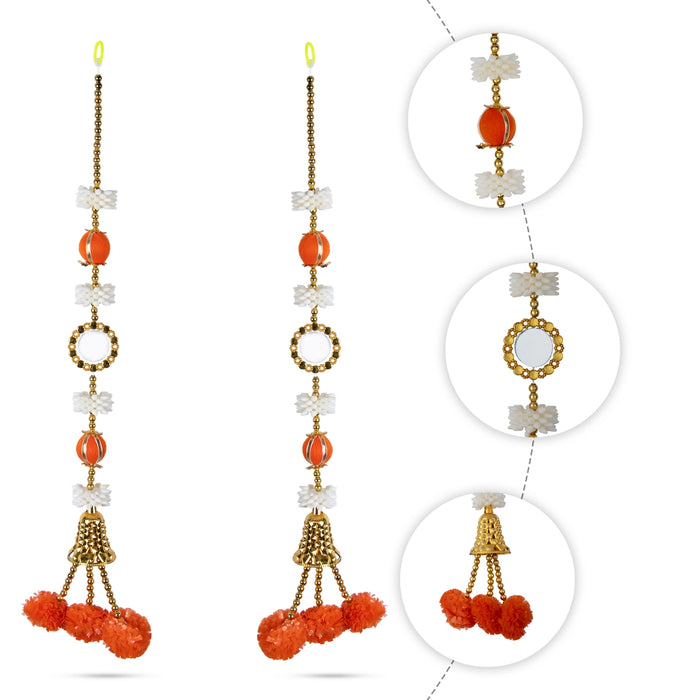 Side Toran - 3 Feet | 2 Pcs /Bandhawar/ Thoranam / Hanging for Festival Decoration