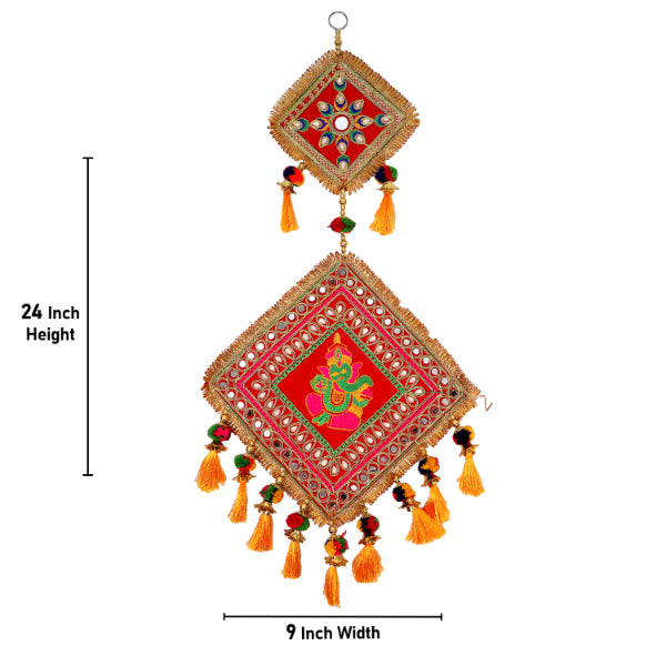 Wall Hanging - 24 Inch | Decorative Door Hanging/ Wall Decor for Living Room/ Assorted Design - Wall Hanging