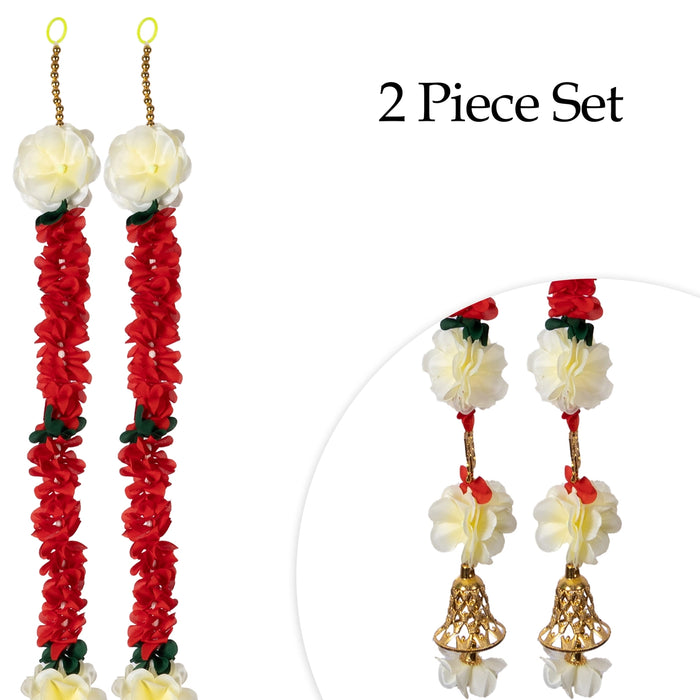 Fancy Ladi - 5 Feet | 2 Pcs / Decorative Hanging / Traditional Floral Door Decor for Home
