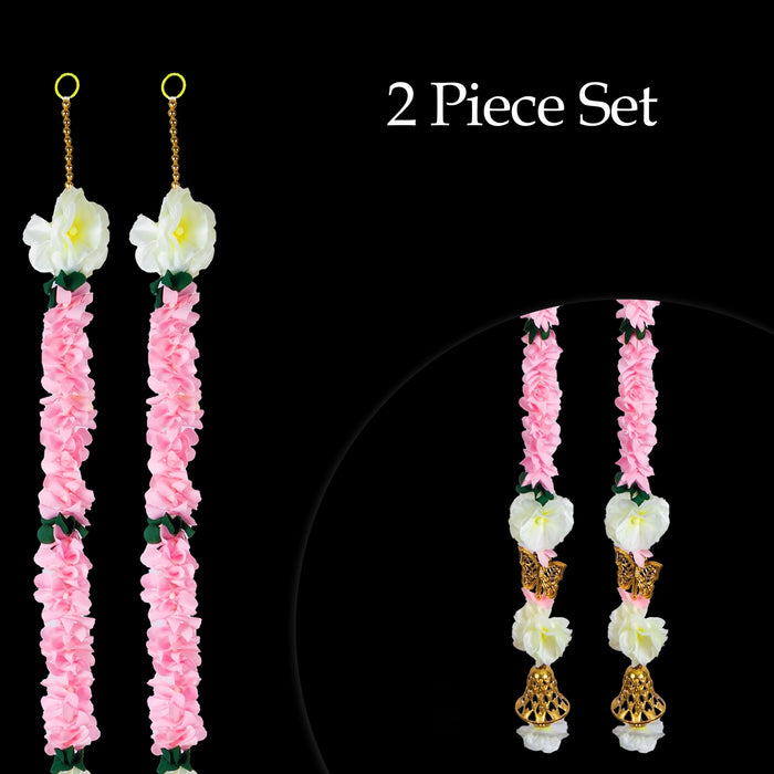 Fancy Ladi - 5 Feet | 2 Pcs / Decorative Hanging / Traditional Floral Door Decor for Home