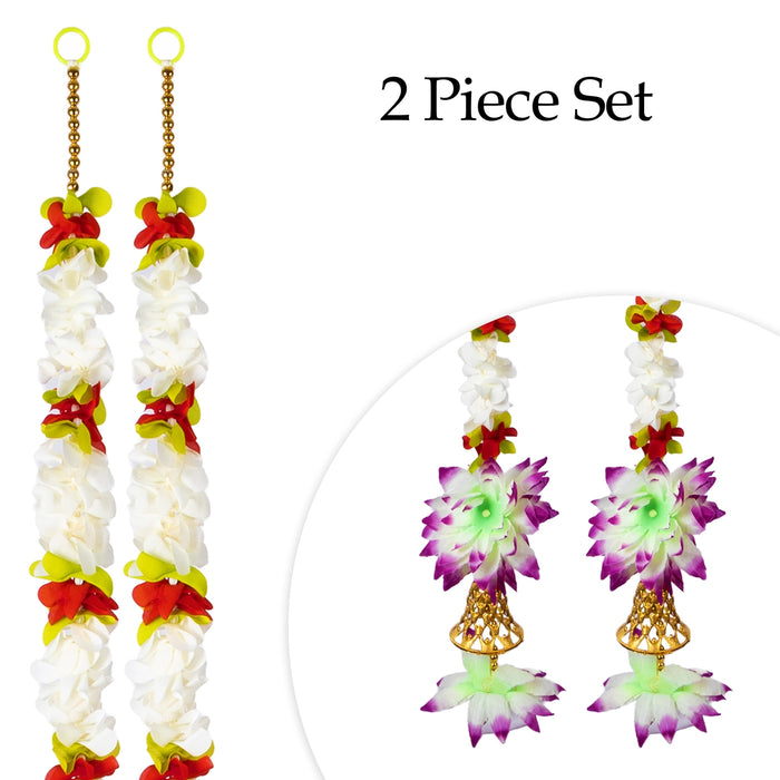 Side Toran - 5 Feet | 2 Pcs / Stylish Floral Hanging / Traditional Decor for Home Decor