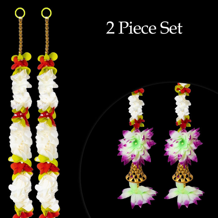 Side Toran - 5 Feet | 2 Pcs / Stylish Floral Hanging / Traditional Decor for Home Decor