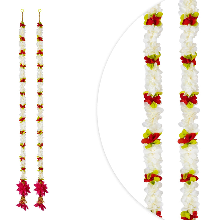 Side Toran - 5 Feet | 2 Pcs / Stylish Floral Hanging / Traditional Decor for Home Decor