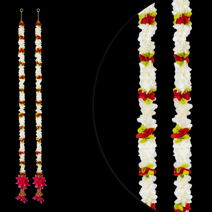 Side Toran - 5 Feet | 2 Pcs / Stylish Floral Hanging / Traditional Decor for Home Decor