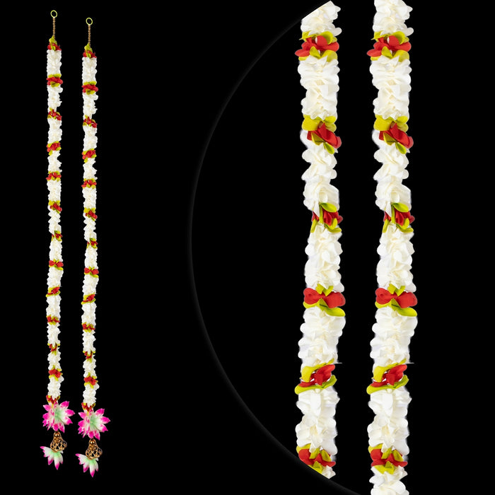 Side Toran - 5 Feet | 2 Pcs / Stylish Floral Hanging / Traditional Decor for Home Decor