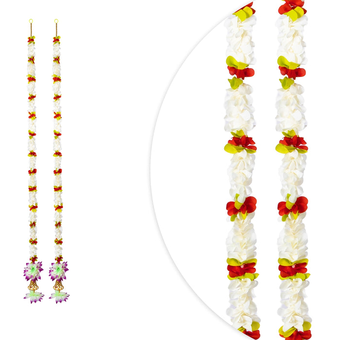 Side Toran - 5 Feet | 2 Pcs / Stylish Floral Hanging / Traditional Decor for Home Decor