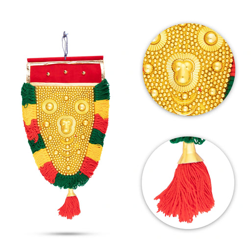 Decorative Nettipattam - 23 x 13 Inches | Seeveli Nettipattam Wall Hanging - Wall Hanging