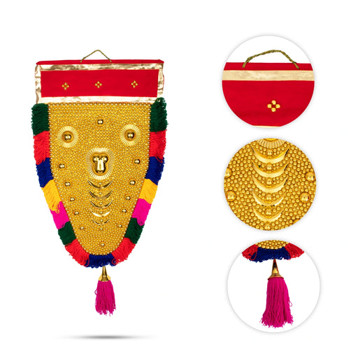 Decorative Nettipattam - 24 x 19 Inches | Traditional Wall Hanging/ Decorative Hanging for Home - Wall Hanging