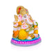 Ganesh Murti - 7.5 X 6.5 Inches | Marble Dust Murti/ Ganpati Murti/ Vinayaka Idol For Pooja Room - Fibre Murties