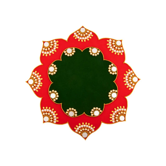 Rangoli Sticker - 11 Inches | Artificial Rangoli Design/ Kolam Stickers for Floor - Kolam & Rangoli