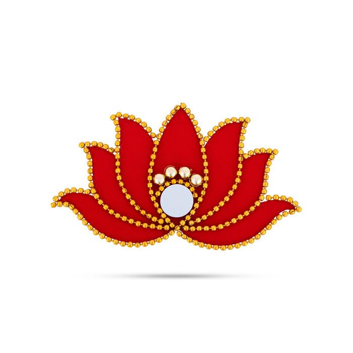 Velvet Rangoli Design - 8 X 8 Inches | Devi Peedam Design Rangoli Kolam Design/ Muggu Design For Pooja Room - Kolam & Rangoli