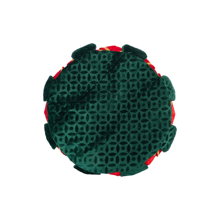 Lotus Design Basket - 15 Inches | Rubber Lotus Basket / Decorative Pooja Basket For Home & Temple Use