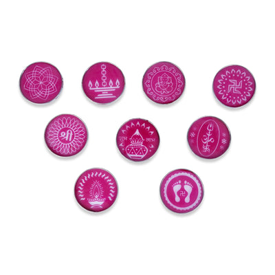 Navrang Rangoli Set - 2.5 x 3.5 Inches | Rangoli Design Stencil/ Rangoli Making Tool for Home