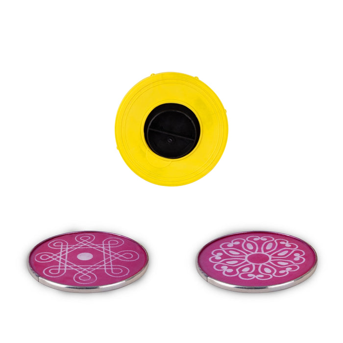 Rangoli Magic Stamp - 1 x 4 Inches | Rangoli Making Tool/ Rangoli Stencil for Making Beautiful Rangoli - Kolam & Rangoli