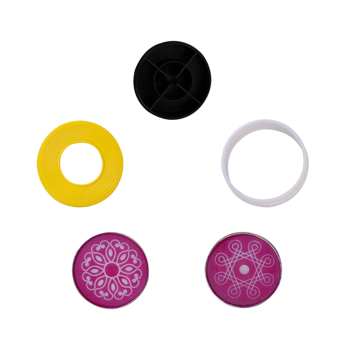 Rangoli Magic Stamp - 1 x 4 Inches | Rangoli Making Tool/ Rangoli Stencil for Making Beautiful Rangoli - Kolam & Rangoli