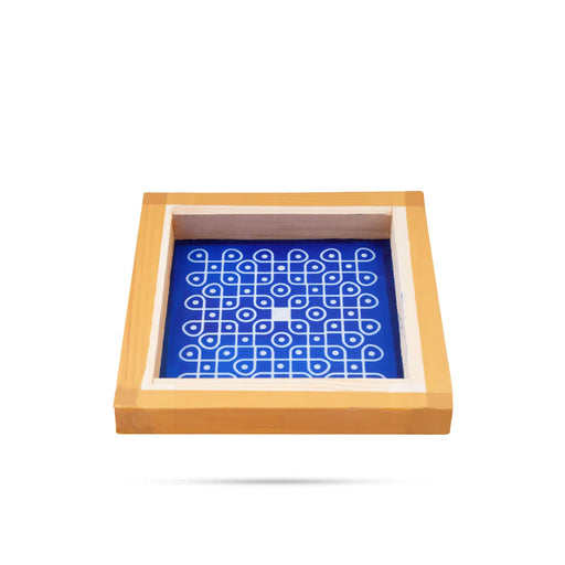 Rangoli Stencil - 5 x 5 / Kolam Achu / Kambi Kolam design / Muggu Jali for Floor Decor - Kolam & Rangoli