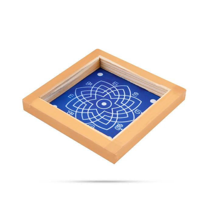 Rangoli Stencil - 5 x 5 / Kolam Achu / Hrudya Kamalam design / Muggu Jali for Floor Decor - Kolam & Rangoli