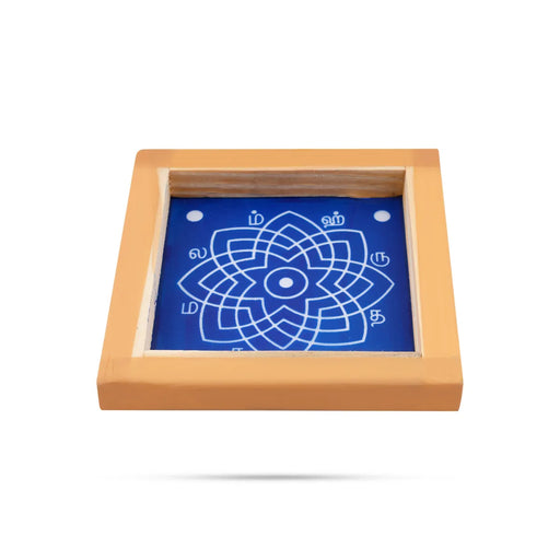 Rangoli Stencil - 5 x 5 / Kolam Achu / Hrudya Kamalam design / Muggu Jali for Floor Decor - Kolam & Rangoli