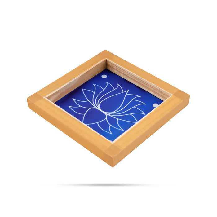 Rangoli Stencil - 5 x 5 / Kolam Achu / Lotus design / Muggu Jali for Floor Decor - Kolam & Rangoli