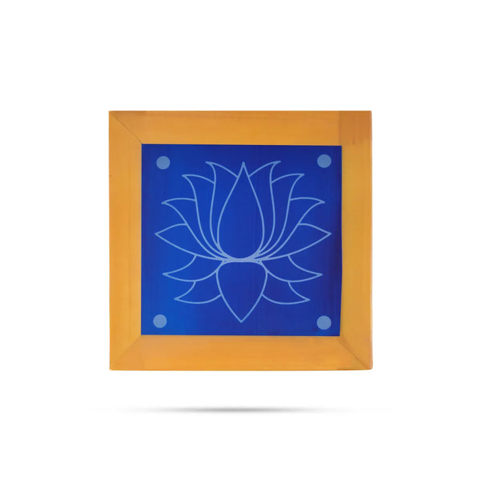 Rangoli Stencil - 5 x 5 / Kolam Achu / Lotus design / Muggu Jali for Floor Decor - Kolam & Rangoli