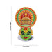 Kathakali Head Fridge Magnet - 3.5 X 2 Inches | Kathakali Face Picture Magnet/ Photo Magnet For Home Decor - Fridge Magnet