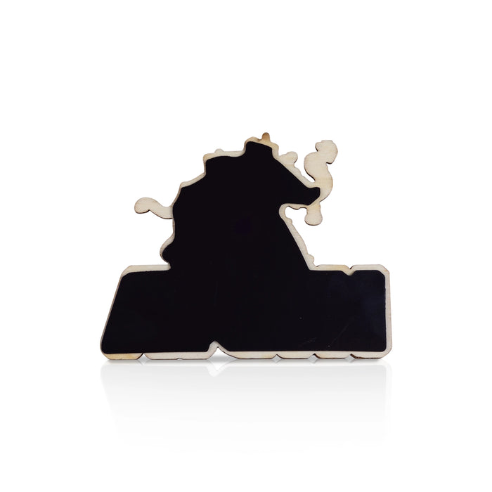 India With Ambari Elephant Fridge Magnet - 3 X 3.5 Inches | Picture Magnet/ Photo Magnet For Home Decor - Fridge Magnet