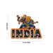 India With Ambari Elephant Fridge Magnet - 3 X 3.5 Inches | Picture Magnet/ Photo Magnet For Home Decor - Fridge Magnet
