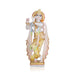 Radha Krishna Standing On Base Murti - 14 x 6 Inches | Marble Idol / Radha Krishna Statue For Home - Fibre Murties