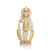Radha Krishna Standing On Base Murti - 14 x 6 Inches | Marble Idol / Radha Krishna Statue For Home - Fibre Murties