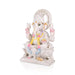Ganesha Sitting On Base Murti - 9 x 7 Inches | Marble Idol / Vinayakar Statue For Home Pooja Décor - Fibre Murties