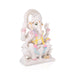 Ganesha Sitting On Base Murti - 9 x 7 Inches | Marble Idol / Vinayakar Statue For Home Pooja Décor - Fibre Murties