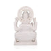 Ganesha Sitting On Base Murti - 9 x 7 Inches | Marble Idol / Vinayakar Statue For Home Pooja Décor - Fibre Murties