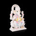 Ganesha Sitting On Base Murti - 9 x 7 Inches | Marble Idol / Vinayakar Statue For Home Pooja Décor - Fibre Murties