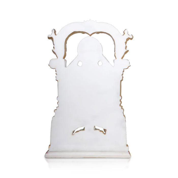 Tirupati Balaji Murti - 15 x 9 Inches | Marble Idol / Tirupathi Balaji Statue / Tirupati Balaji Idol for Pooja - Resin Murties