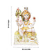 Shivan Sitting on base Murti - 18 x 10.5 Inches | Marble Idol/ Shiva Lingam Statue / Shivling For Pooja - Stone Murties