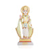 Ram Darbar Murti Set - 9 x 3.5 Inches | Marble Statue/ Sita Ram Laxman Hanuman/ Ram Darbar Idol for Pooja - Fibre Murties