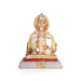 Ram Darbar Murti Set - 9 x 3.5 Inches | Marble Statue/ Sita Ram Laxman Hanuman/ Ram Darbar Idol for Pooja - Fibre Murties