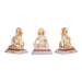 Ram Darbar Murti Set - 9 x 3.5 Inches | Marble Statue/ Sita Ram Laxman Hanuman/ Ram Darbar Idol for Pooja - Fibre Murties