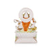 Saraswati Sitting On Base Murti - 9 x 6.5 Inches | Marble Idol / Saraswathy Statue For Home Pooja Décor - Fibre Murties