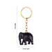 Elephant Design Key Chain - 1 x 1.5 Inches | Rose wood Key Holder/ Key Ring for Car And Bike - Key Chain & Key Holder