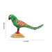 Parrot Statue - 2.5 x 4 Inches | Metal Statue/ Painted Parrot Figurine/ Parrot Sculpture for Home - Table Stand Accessories