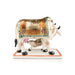 Cow And Calf Statue - 10.5 x 12 Inches | Resin Statue/ Painted Cow And Calf Idol for Home Decor - Table Stand Accessories