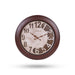 Samaym Analog Wall Clock - 16 Inches Dia | Wooden Clock/ S04 Hanging Clock For Home Wall Decor & Time Display - Wall Hanging